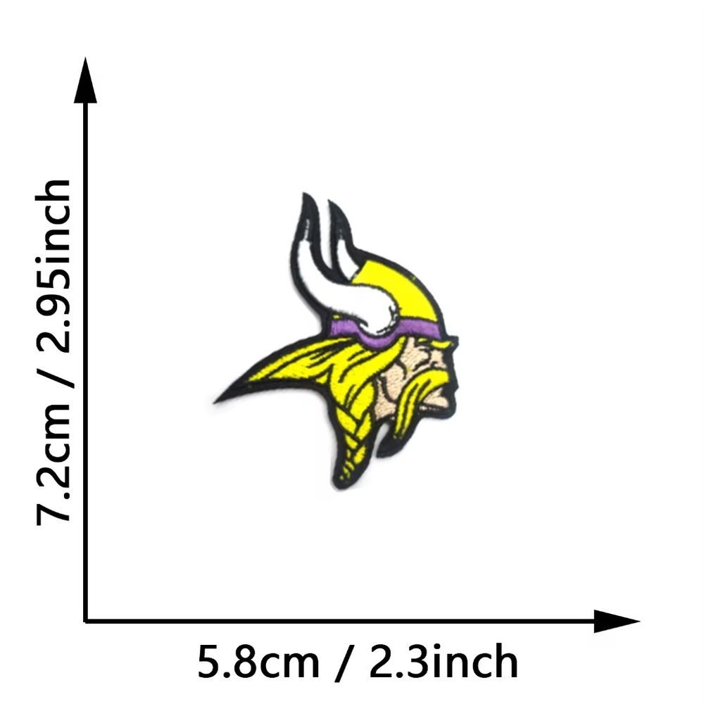 Minnesota Vikings NFL Patches DIY Football All Teams Embroidered